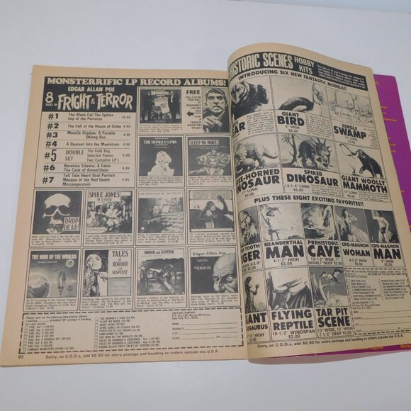 Warren Magazine Famous Monsters Of Filmland 100th Issue August 1973 Frankenstein - Picture 7 of 7